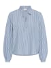 Kaffe Langarm-Bluse KAmilina Baggy fit in Windward blue melange stripe