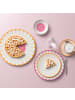 Villeroy & Boch 6er Set Servierplatten Fleur Couleur in ø 31,8 cm in bunt