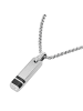 Tom Tailor Kette mit Anhänger Edelstahl, IP gun in silber