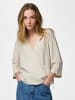 Pieces Wickelbluse in Birch