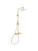Beliani Wannenarmaturen PUYEHUE in Gold - (W) 24 x (H) 81 x (L) 30 cm
