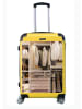 Cheffinger Reisekoffer Koffer 3 tlg Hartschale Trolley Set in Gelb
