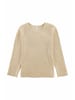 Hessnatur Hessnatur Ringel-Langarmshirt aus Bio-Merinowolle mit Seide in goldsand