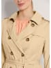 MADELEINE Kurzer Trenchcoat mit Bindegürtel in beige