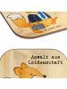 Mr. & Mrs. Panda Bierdeckel Anwalt Leidenschaft Design mit Spruch in Weiß
