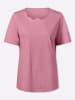 Sieh an! Kurzarm-Shirt in altrosa