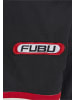 FUBU Track Jackets in offwhite/black/red