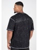 Gorilla Wear T-Shirt in Übergröße - Saginaw - Schwarz gewaschen