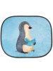 Mr. & Mrs. Panda Sonnenschutz Pkw Pinguin Buch ohne Spruch in Eisblau