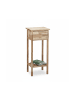 relaxdays Beistelltisch in Natur - (B)35 x (H)80 x (T)30 cm