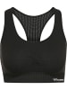 Hummel Hummel Top Hmlmt Yoga Damen Dehnbarem Atmungsaktiv Schnelltrocknend Nahtlosen in BLACK