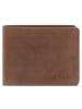 Redolz Leather Essentials QF Geldbörse RFID Leder 12 cm in brown