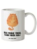 Mr. & Mrs. Panda XL Tasse Katze Frühaufsteher mit Spruch in Weiß