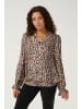 CULTURE Langarm-Bluse CUpia Relaxed fit in Leopard
