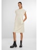 Urban Classics Urban Classics Ladies Light Terry Dress in whitesand