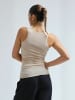Seamless Basic Top Cotton in DARK SAND
