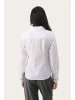 PART TWO Langarm - Hemd MarinPW Gerade Passform in Bright White