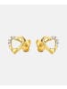 Diamant L'éternel Ohrringe aus 375 Gelbgold
