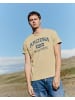 BLEND Logo T-Shirt NO BAD DAYS in Sand