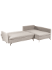 Beliani Schlafsofa KOGE in Beige/Schwarz - (W) 281 x (H) 93 x (L) 93 cm linksseitig