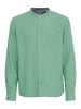 BLEND Langarmhemd BHBOBBY Shirt mandarin in Grün