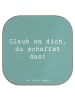 Mr. & Mrs. Panda gläseruntersetzer Spruch Schulanfang Glaube mit... in Meeresbrise