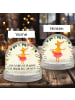Mr. & Mrs. Panda Weihnachts Schneekugel Fuchs Ballerina mit Spruch in Naturpapier