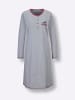 Comtessa Sleepshirt in grau-meliert-rot