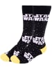 Star Wars 3er - Pack Socken Star Wars Geschenkset Gr. 38-45 in Schwarz