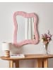 Beliani Wandspiegel PENCRAN in Rosa - (W) 60 x (H) 80 x (L) 3 cm Horizontal