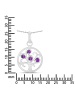 Rafaela Donata Kette Tree of Life Sterling Silber Amethyst in silber