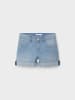 name it Jeanshorts in light blue denim