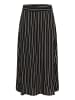 Kaffe Rock BPluna A-shape in Black/Powder Color Stripe