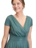 Vera Mont Cocktailkleid im Glitzer-Look in Green/Grey