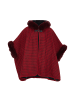 Usha Women Poncho in Rot