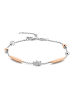 Ti Sento Milano Armband "mit Zirkonia bicolor rosévergoldet" in Silber