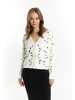 IZIA Damen Cardigan in Wollweiss
