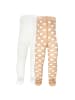 ewers 2er-Set Strumpfhose 2er Set Herzen/Struktur in latte