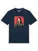 wat? Apparel T-Shirt Mona Lisa Scream in Dunkelblau