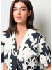 Alba Moda Florale Shirtbluse mit Halbarm in marine
