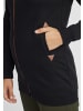 Oxmo Kapuzensweatjacke OXVicky Sweat Zip-Hoodie Long in Schwarz