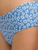 Marc O'Polo Bikini-Hose Shiny in coronet blue print