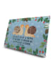 Mr. & Mrs. Panda Adventskalender Schnecken Liebe mit Spruch in Eisblau