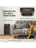 Pawhut Hundetreppe,Braun,50L x 30,5B x 36,5H cm