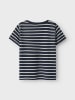 name it T-Shirt 2er-Set Kurzarm Normal geschnitten Rundhals in Dunkelblau-Hellblau