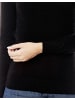 Vincenzo Boretti Pullover gerader Schnitt in schwarz