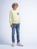 Petrol Industries Sweater mit Aufdruck Scoot in Gelb