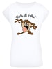 F4NT4STIC T-Shirt Looney Tunes Taz That's All Folks in weiß