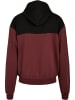 Urban Classics Kapuzenpullover in cherry/blk