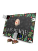 Mr. & Mrs. Panda Tee Adventskalender Eule Frankreich mit Spruch in Kreidetafel